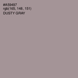 #A59497 - Dusty Gray Color Image